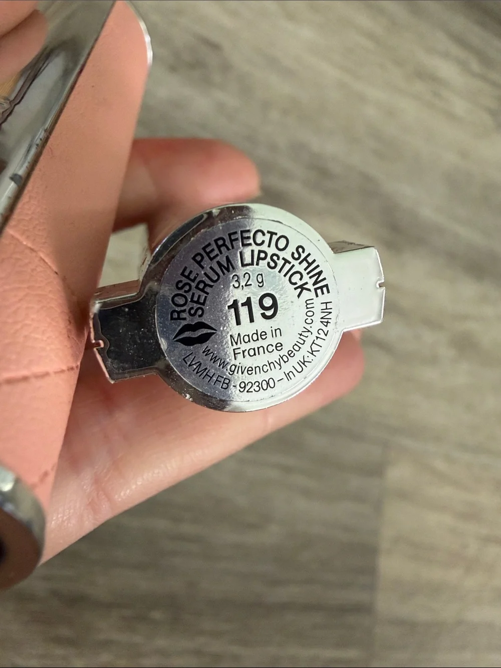 Givenchy Rose Perfecto shine serum lipstick 119